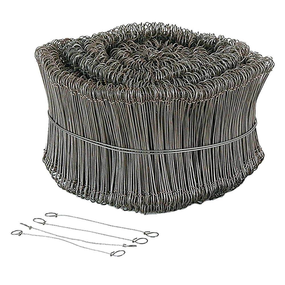 LEGACCI FILO FERRO LUCIDO mm 140 - cf. 1000 pz  - BricoGo
