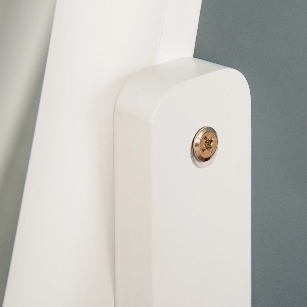 Specchio da Terra Ovale ¨C Xylo ¨C Inclinazione Regolabile 47.5x45.5x154.5cm Bianco