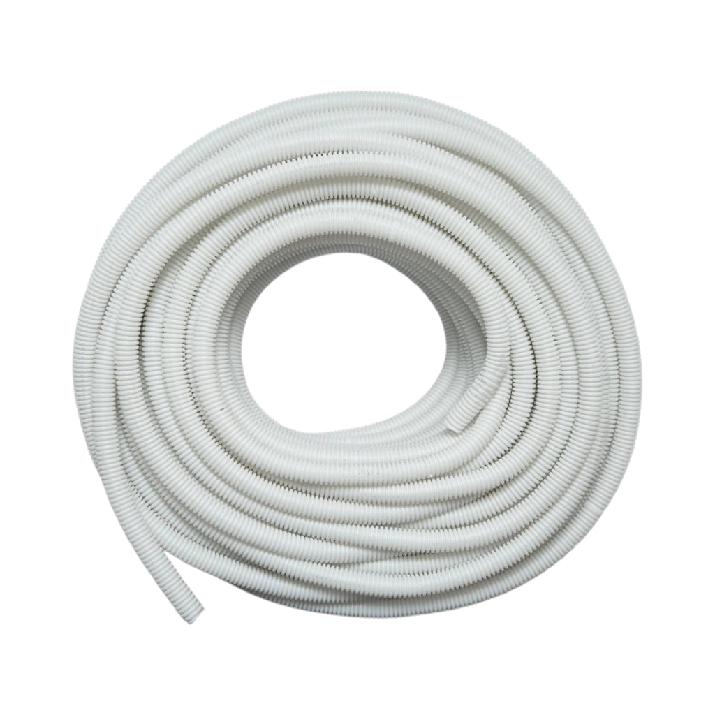 Tubo Corrugato 16mm senza filettatura in polietilene HDPE 320N grigio 50m/rotolo