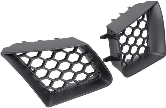 Griglia Superiore Professionale - Ricambio Paraurti - Luccicante Nero - Seat Cordoba 6L 2002-2009 - Materiale ABS Duraturo - Miglior Flusso d'Aria - Difusore d'Aria