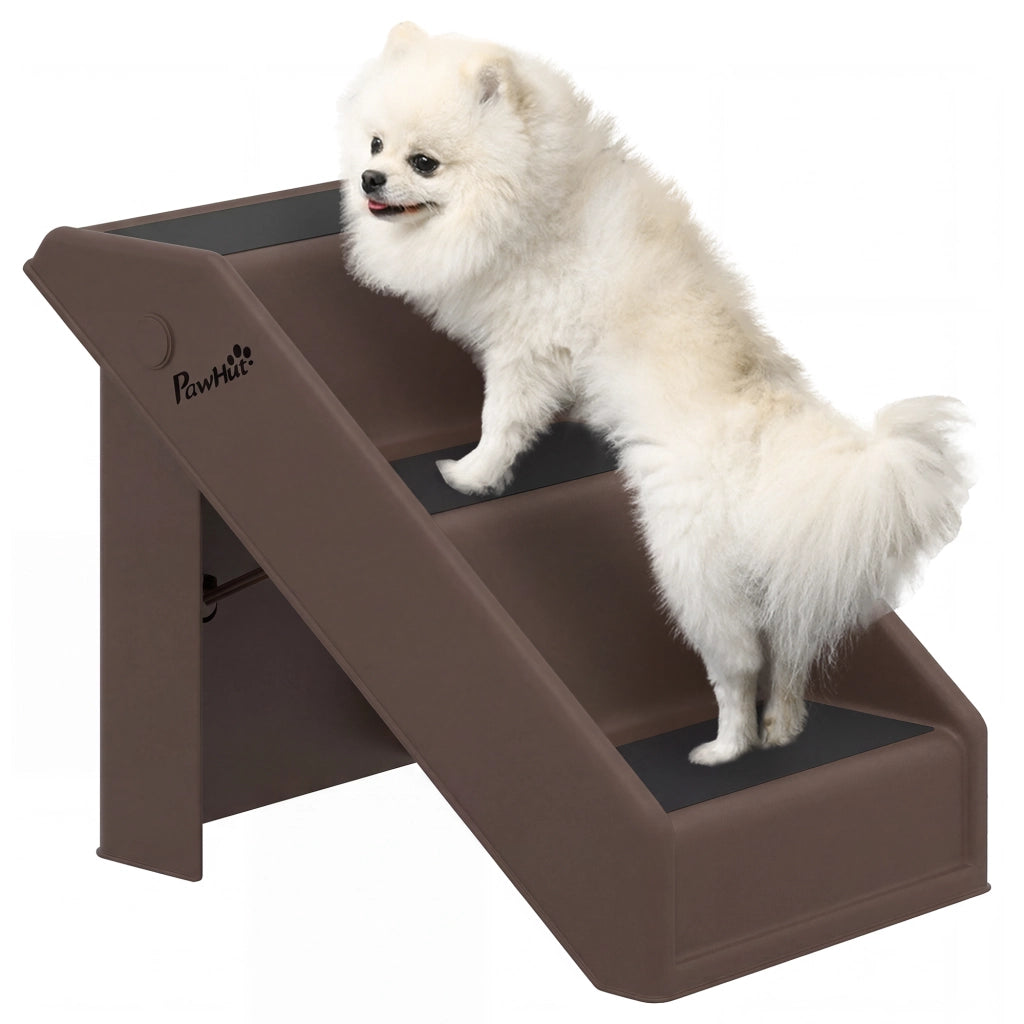 Scala per cani 3 gradini 36,5 cm ¨C Minimal ¨C marrone