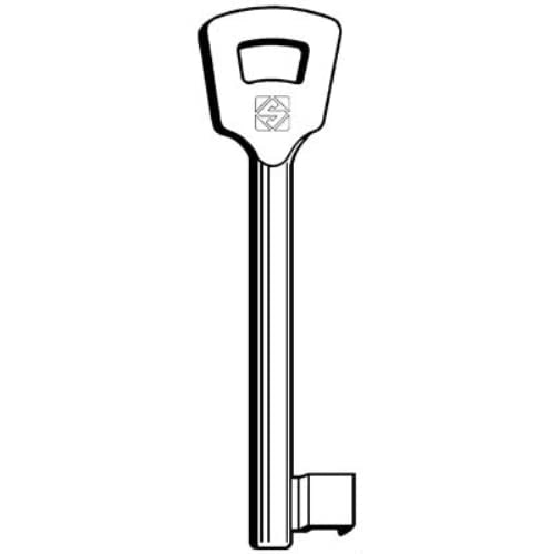 Chiave Patent 6NFHL Silca Zama Nichelata Satinata 5 Pezzi