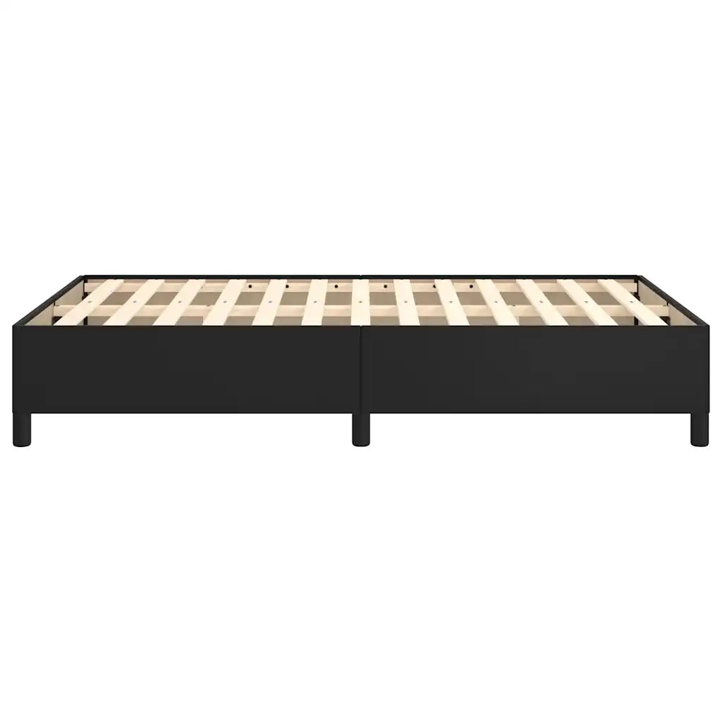 Giroletto senza Materasso-Struttura Letto Nero 120x190 cm Similpelle 171106