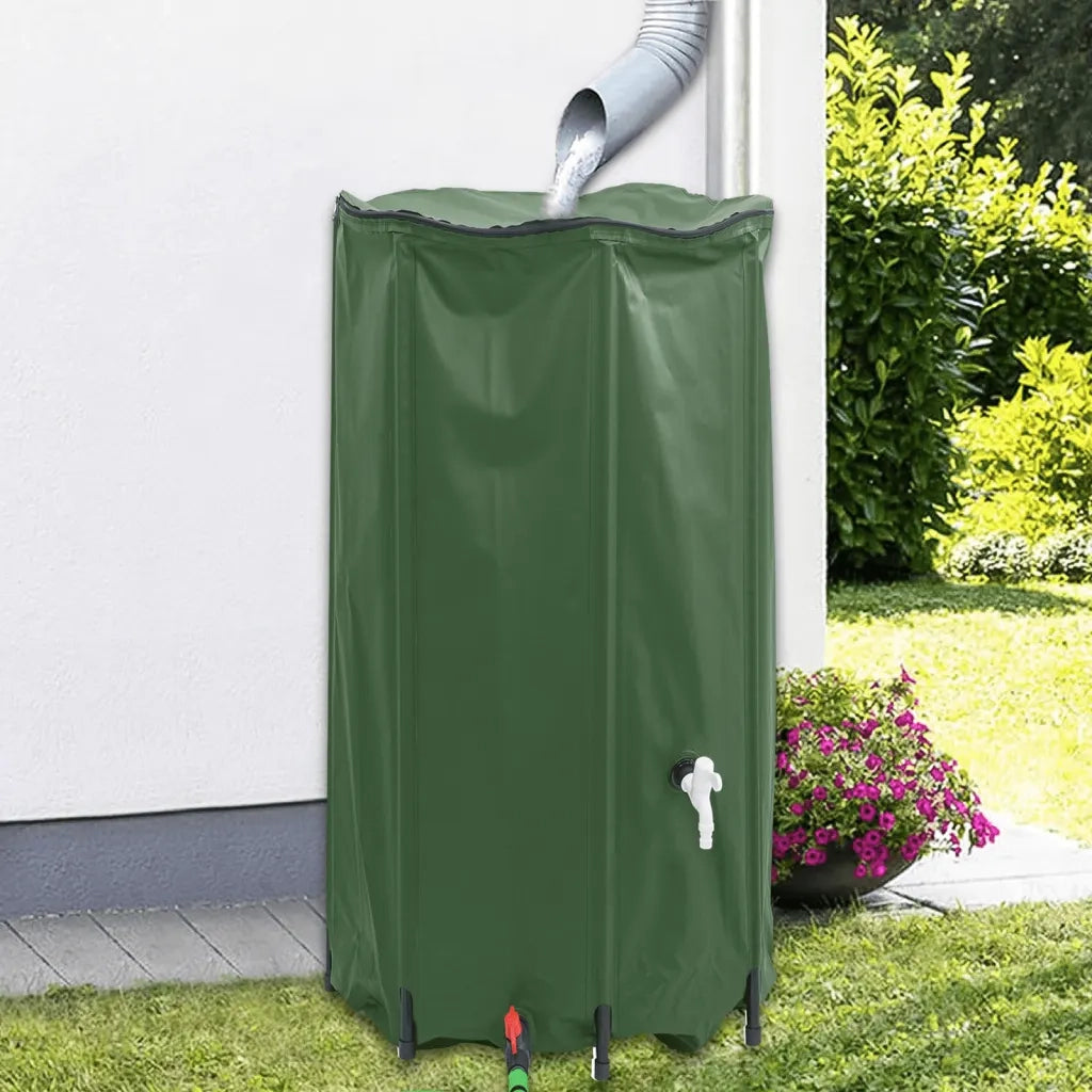 Serbatoio Acqua con Rubinetto Pieghevole 380 L in PVC 156012