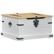 storage box Bianco 78 x 78 x 45 cm Pino massello CFW5963281