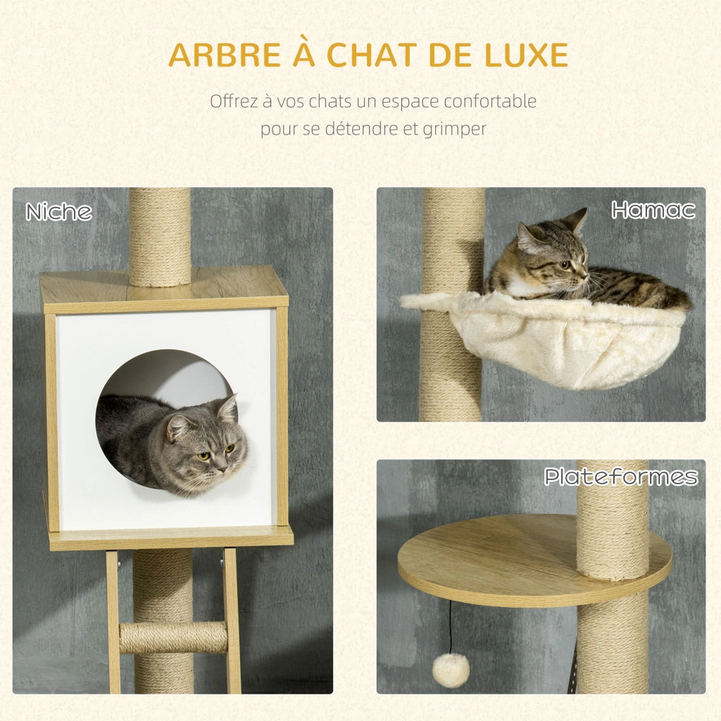 Albero per gatti ¨C Minimal ¨C Beige