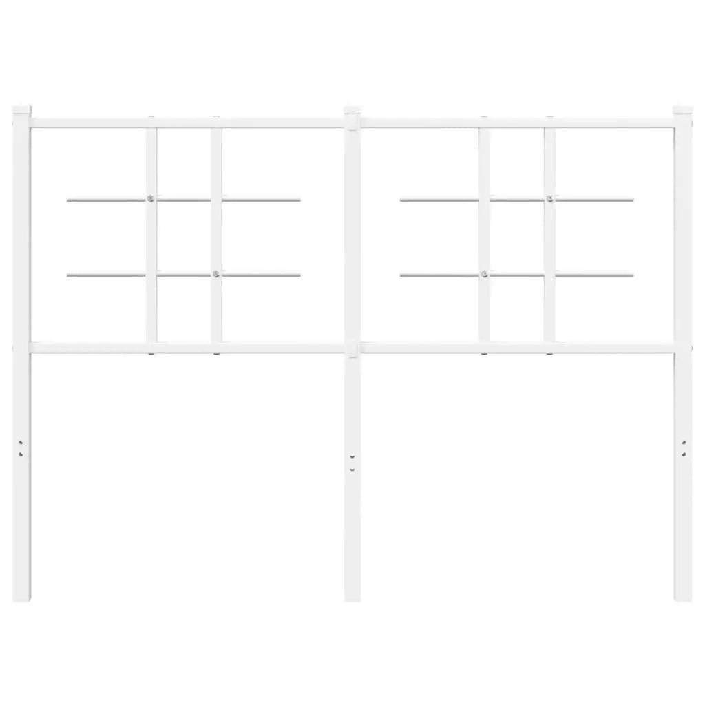 Testiera di Ricambio in Metallo Bianco 120 cm 355641