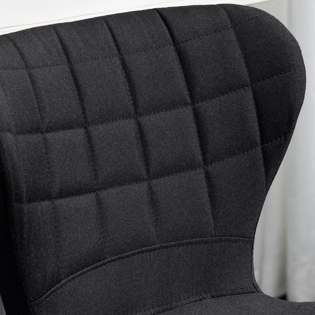 Sgabelli da Bar Design Moderno Regolabili Girevoli 360¡ã ¨C Minimal ¨C 2 Pezzi, Nero