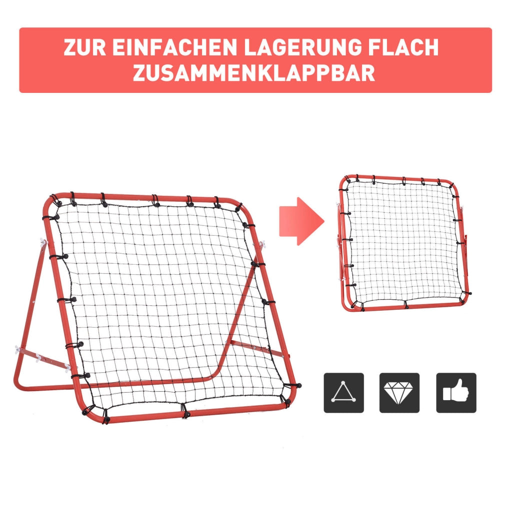 Rete Rebounder Pieghevole per Allenamento 96 x 80 x 96 cm