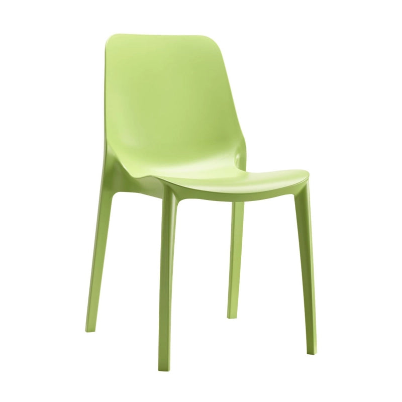 SET 6 SEDIE GINEVRA TECNOPOLIMERO SCAB DESIGN - Verde pistacchio 51