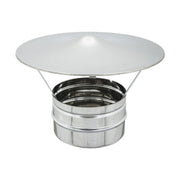 FUMAIOLO FISSO ACCIAIO ZINCATO D 10 CM- 4,0 pz