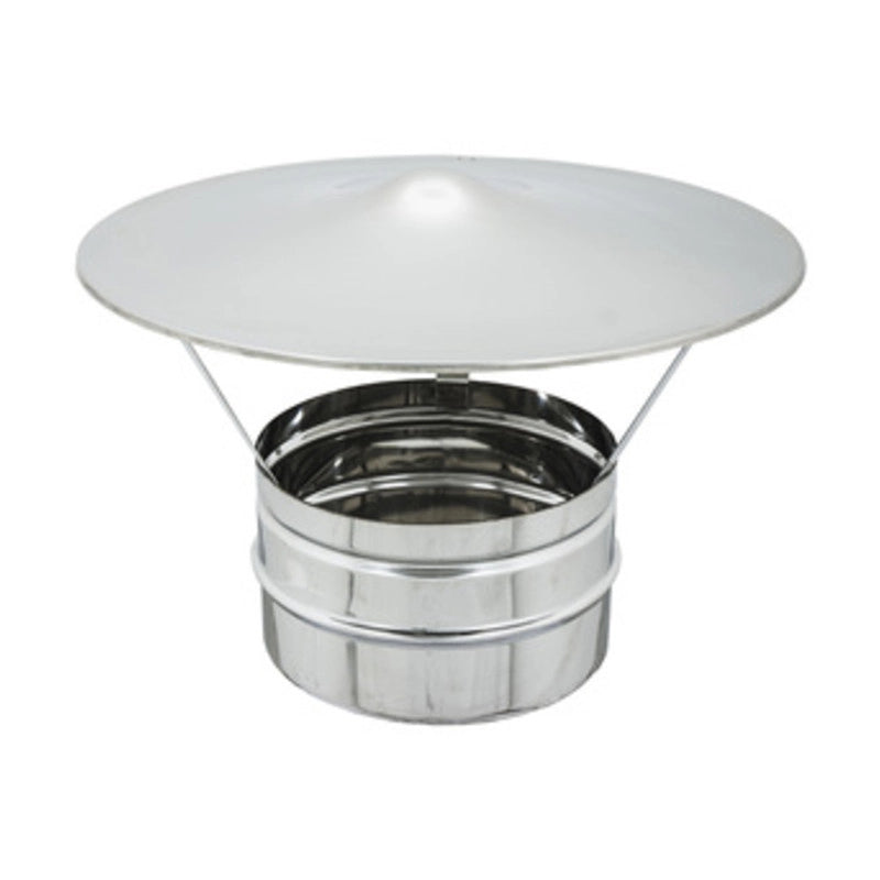 FUMAIOLO FISSO ACCIAIO ZINCATO D 10 CM- 4,0 pz