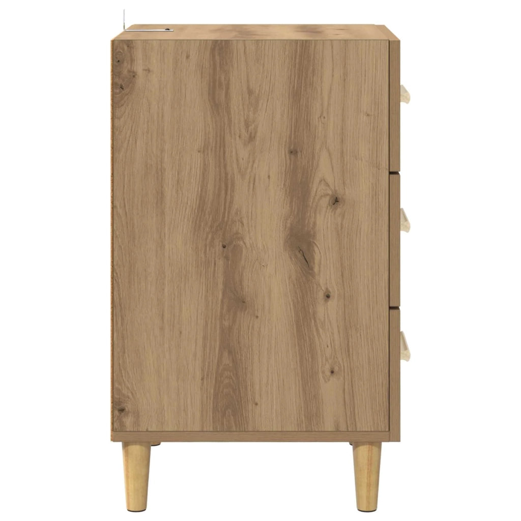 Armadio da Notte Rovere artigianale 40 x 40 x 66 cm 880614