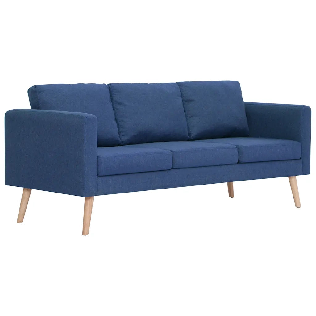 Set Divani 2 pz in Tessuto Blu 276853