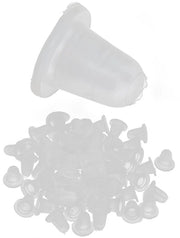 Contenitore per pigmenti da tattoo 100 pezzi - Inchiostro in silicone da getto unico - Contenitore per pigmenti da make-up - Materiale sicuro e morbido - Utilizzo affidabile - Inchiostro in silicone