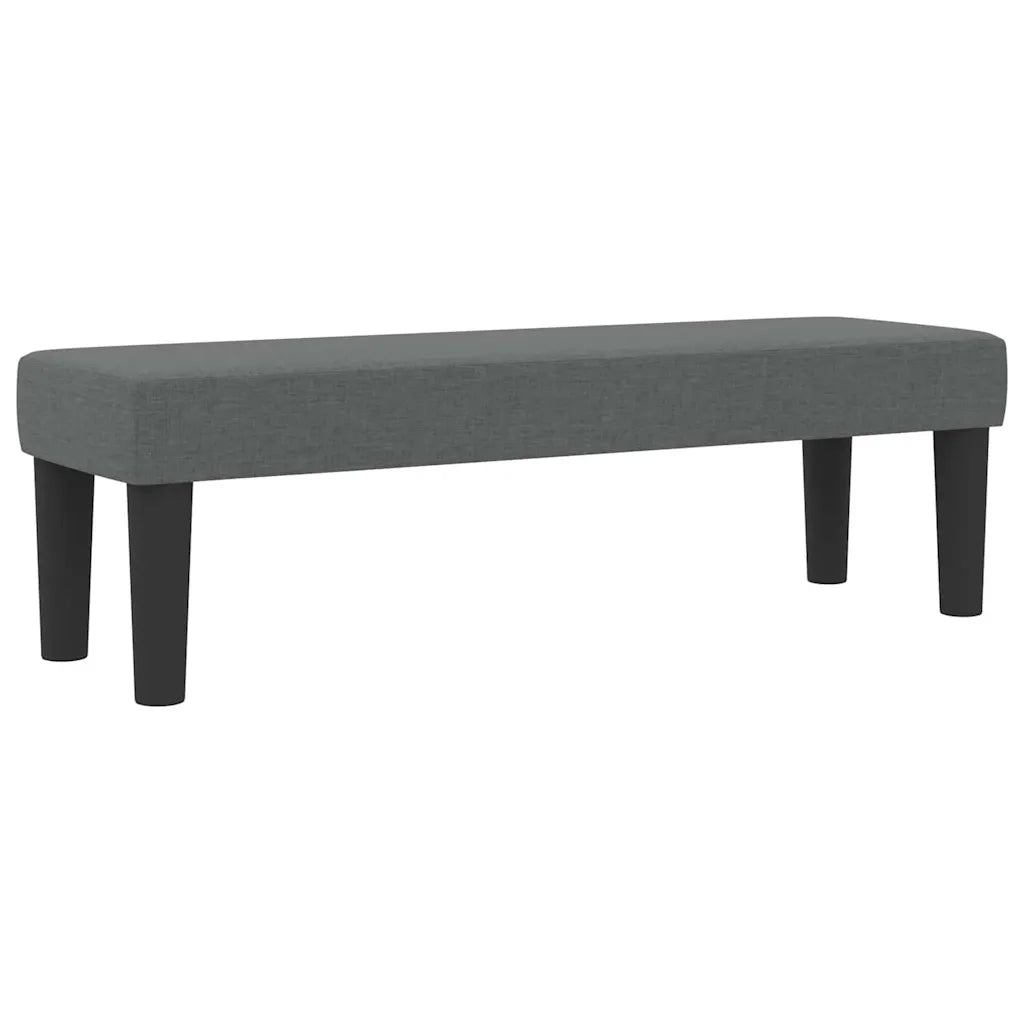 Letto a molle con cuscino Grigio scuro 140 x 190 cm Tessuto 3343989