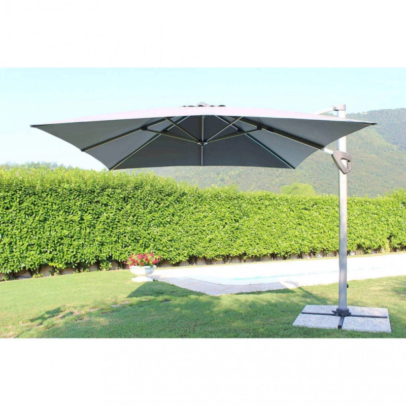 OMBRELLONE DARWIN GRIGIO P/L 3 X 4 TELO GRIGIO