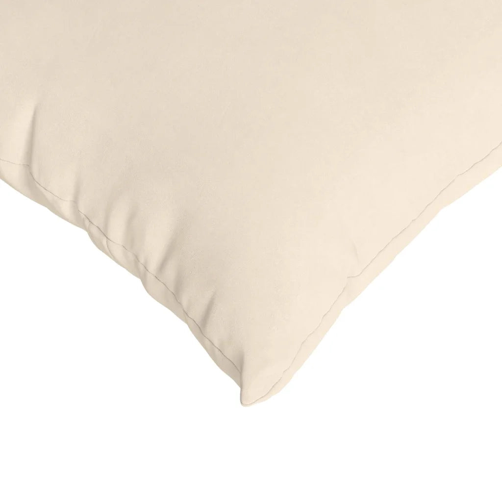 Cuscini da Divano 2 pcs Beige 50 x 30 cm Tessuto 42013644