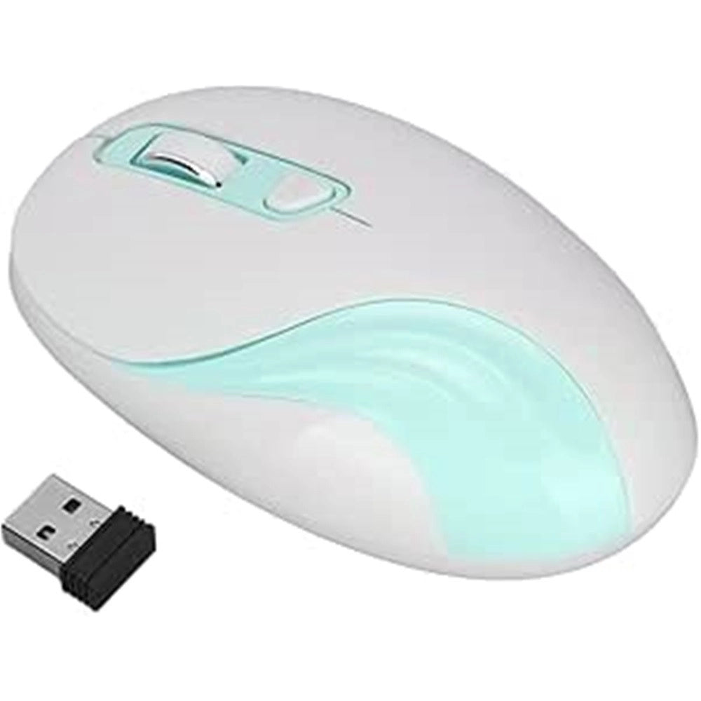 Trade Shop - Mouse Wireless A 2,4 Ghz Ricevitore Usb Design Ergonomico Per Computer Ufficio Qm75 -
