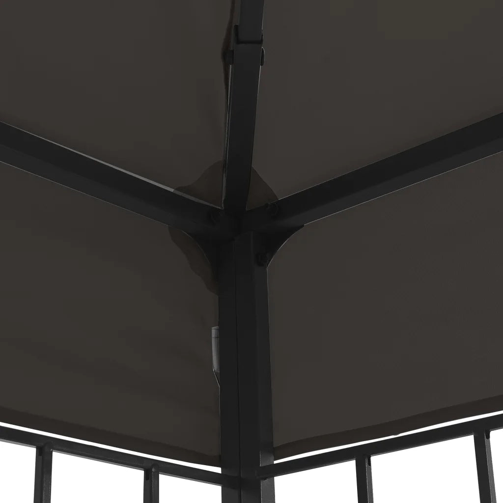 Gazebo 3x3 m Antracite 47984