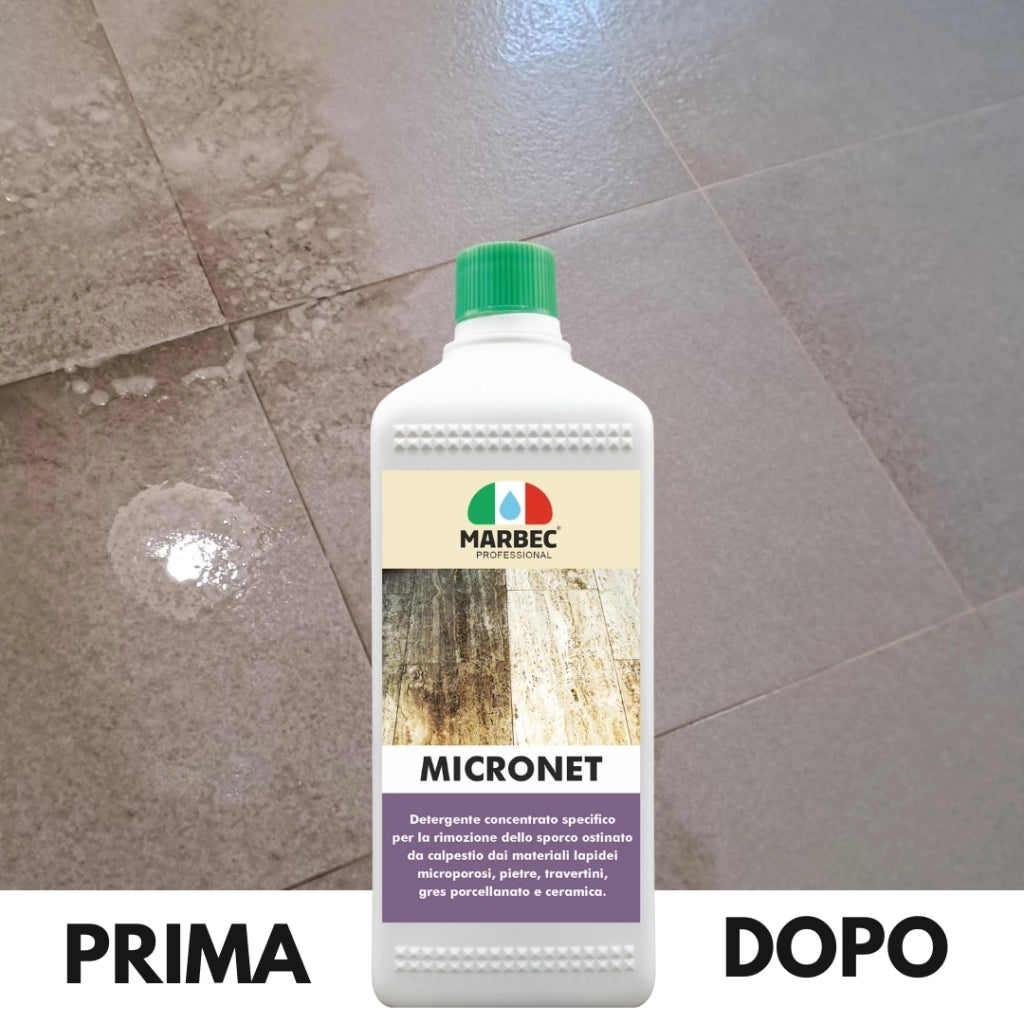 Detergente per gres porcellanato e pietre MICRONET   5LT