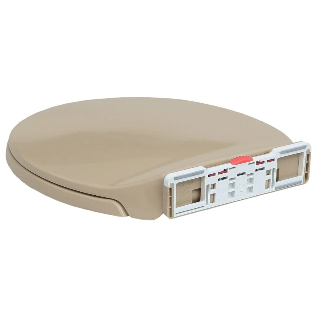 Sedile WC con chiusura ammortizzata ovale beige 02_0002922
