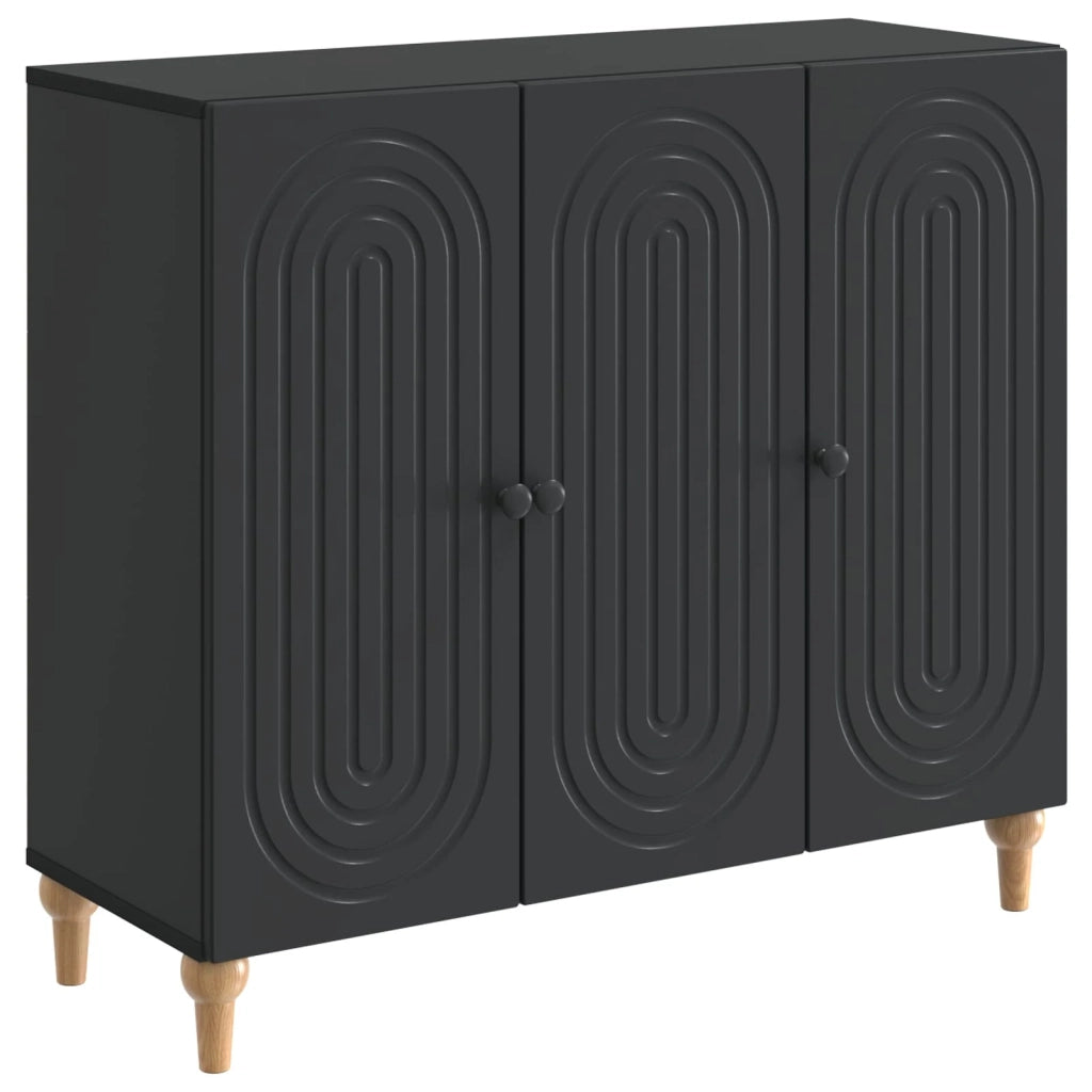 Credenza Nero 89 x 34,5 x 80 cm Legno ingegnerizzato 894186