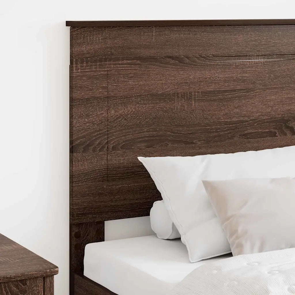 Testiera-Testata-Testiera Decorativa Rovere Marrone 75 cm Legno multistrato 838962