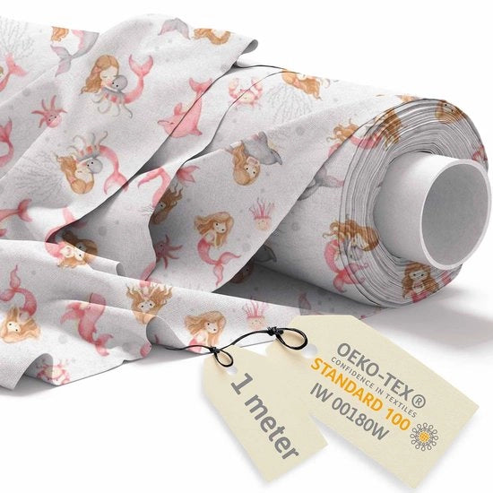 Stoffe per bambini a tema - Telaio in cotone per metro bambini - Stoffe per cucire per metro - Telaio per mobili - Telaio in canapa 160cm x 1M