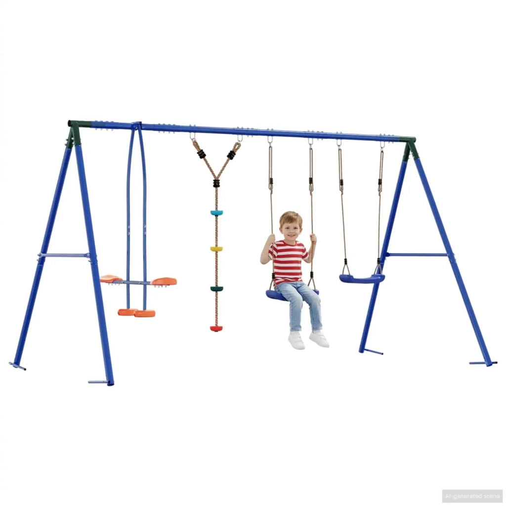Set di Altalene per Esterni Multicolore Acciaio e PE 3429831