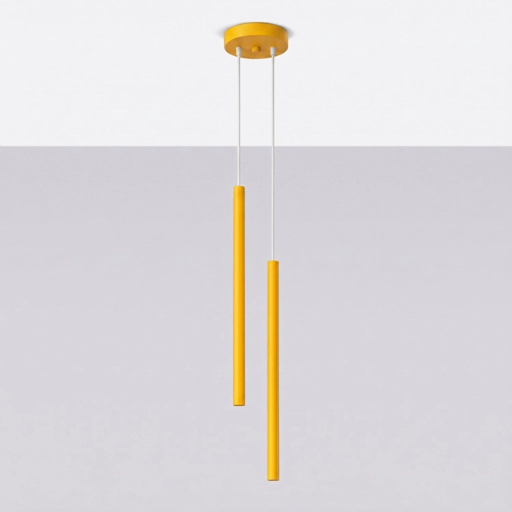 Lampada a sospensione PASTELO 2 giallo