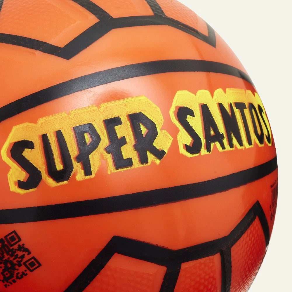 Trade Shop - Super Santos Pallone Infanzia Calcio Pallavolo Bambini Gioco Palla Arancione -