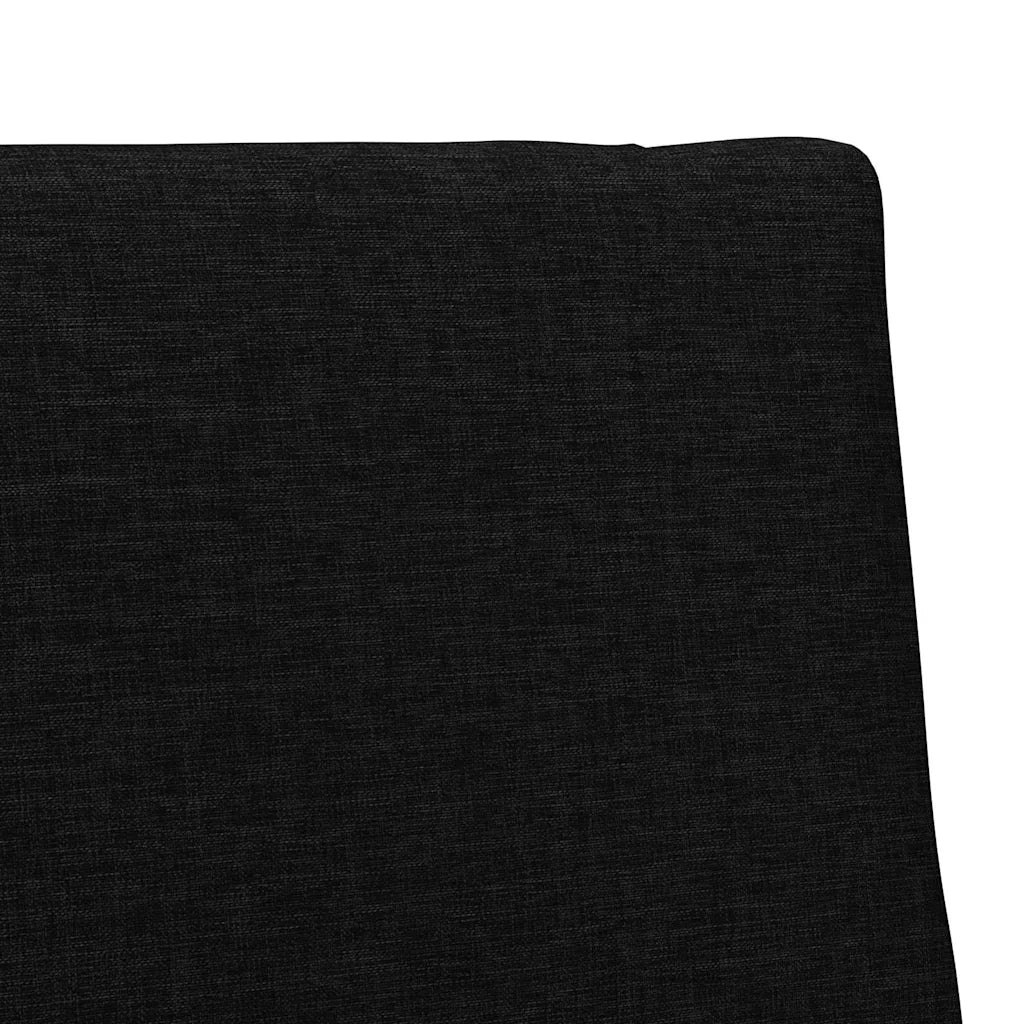 Testiera | Testata imbottita Nero 100 cm Pino massello