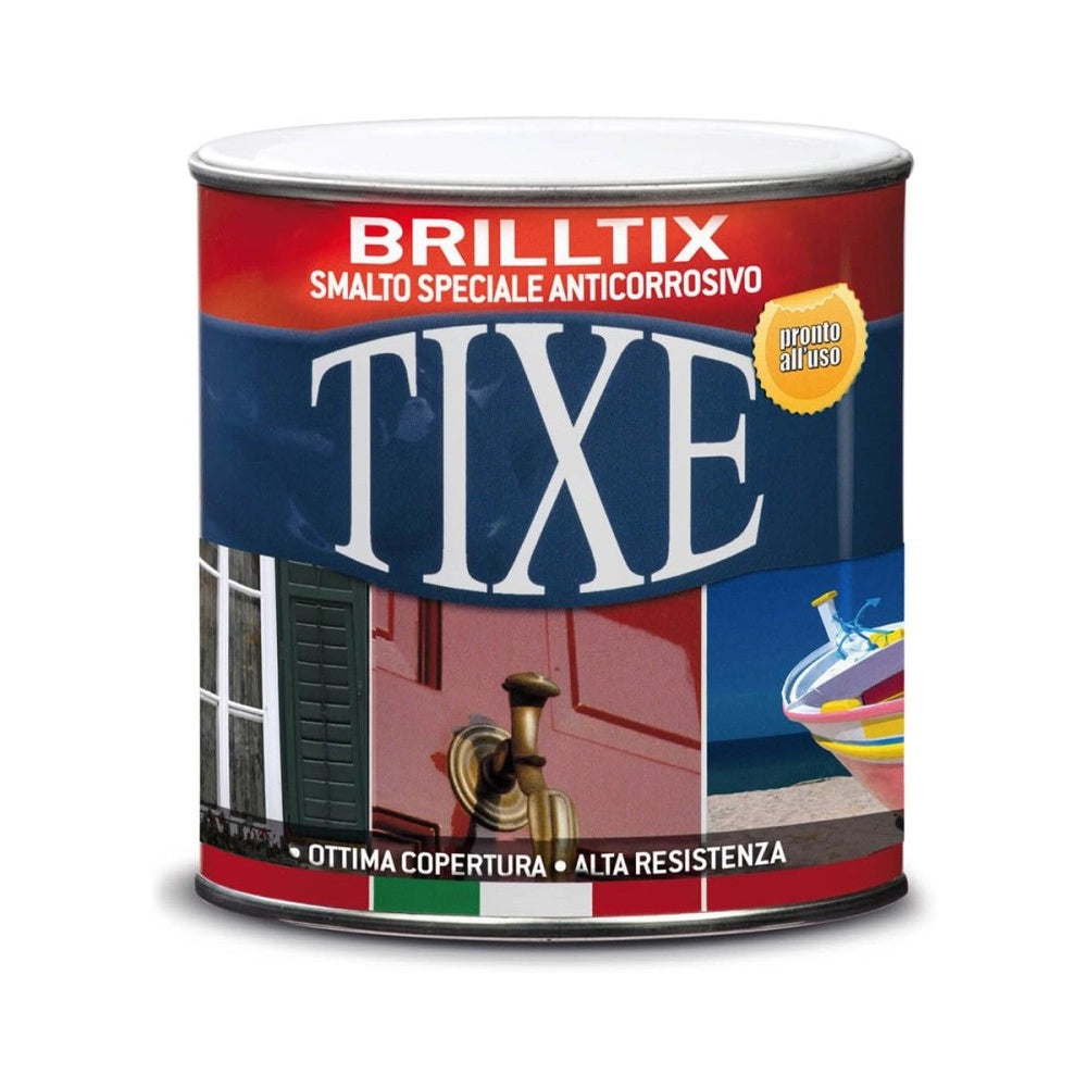 Brilltix 750ml bianco lucido finitura lucida smalto base solvente diretto su ruggine