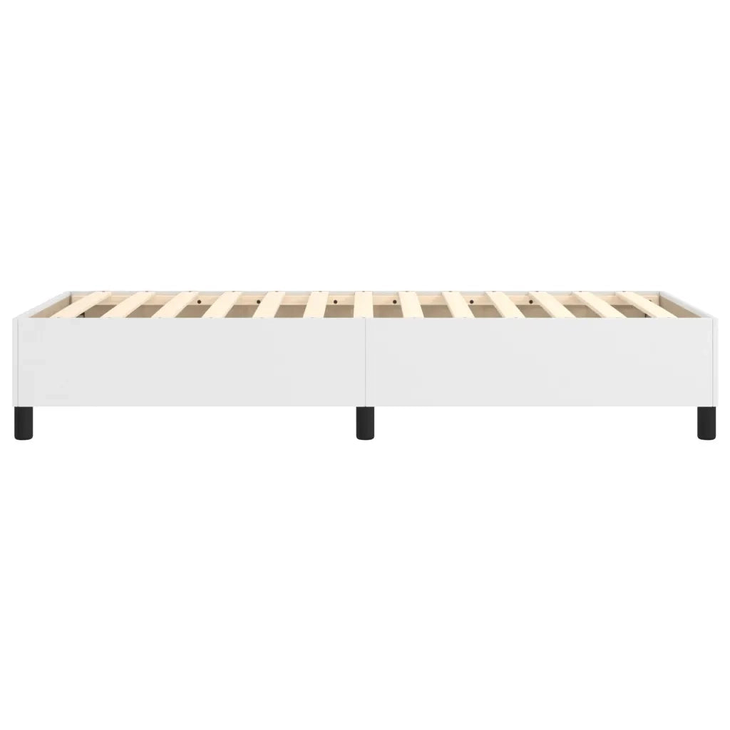 Struttura Letto a Rete a Molle Bianco 90x200 cm in Similpelle 3121024