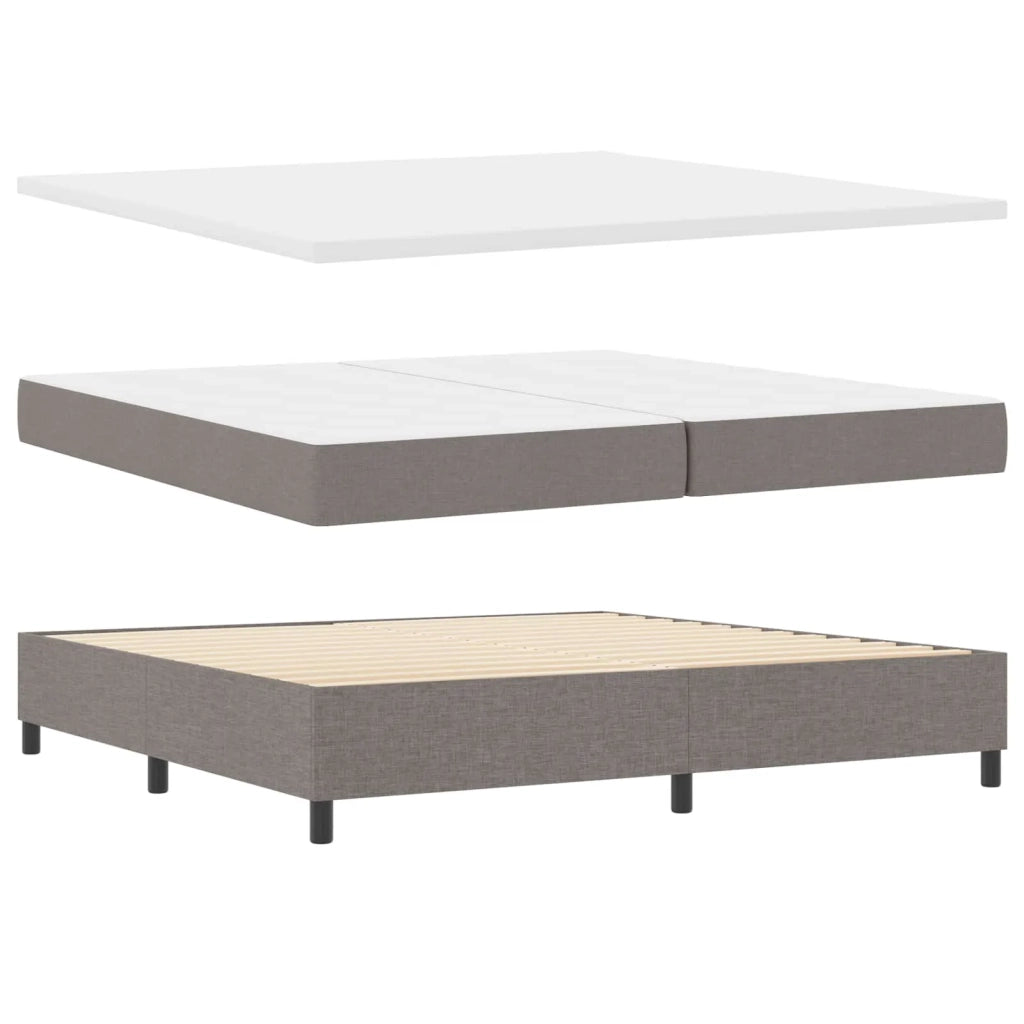 Letto a molle con materasso con led Talpa 200 x 200 cm Tessuto