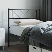 Testiera di Ricambio in Metallo Nero 90 cm 372305