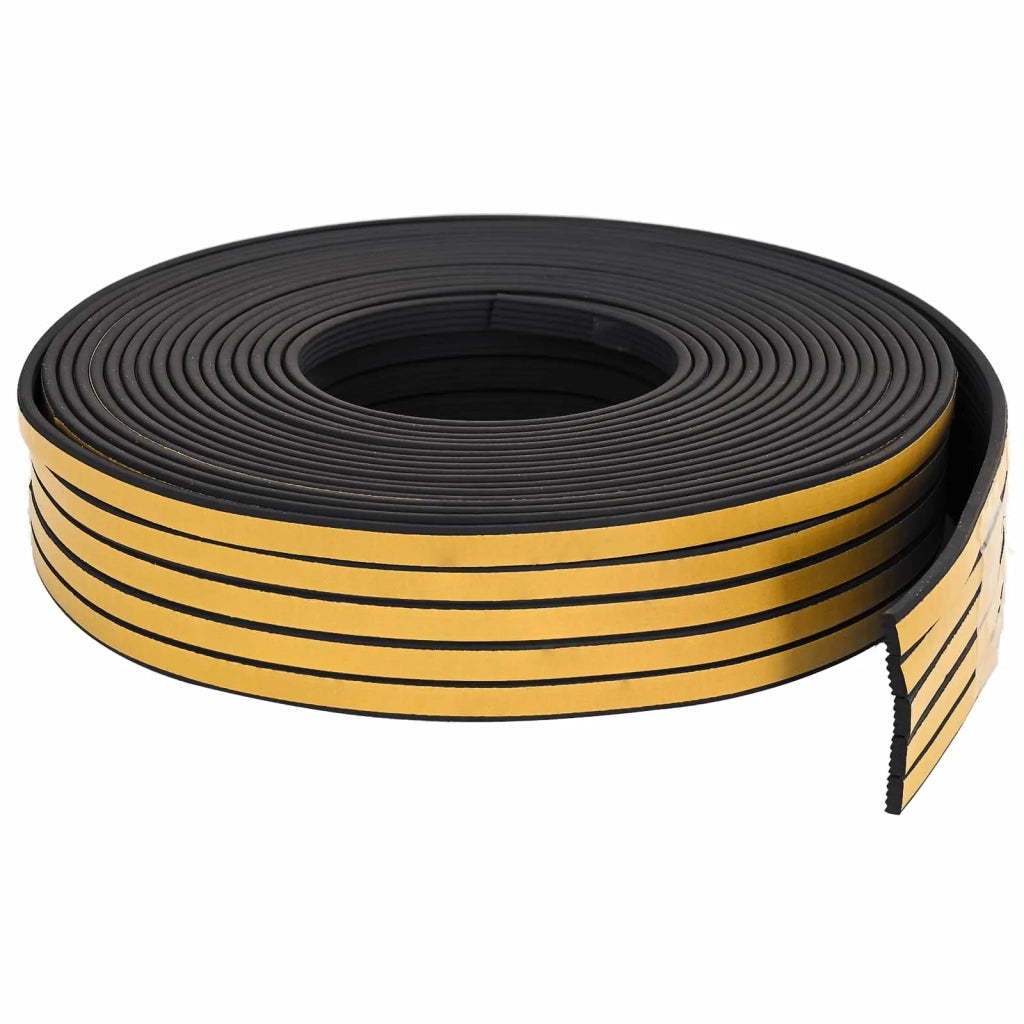 Nastro adesivo per finestre Nero 15 x 8 mm 50 m Schiuma EPDM 42038136