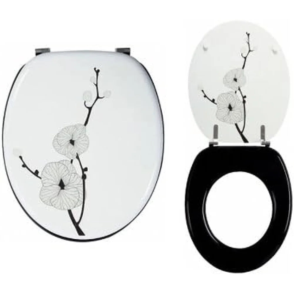 Sedile wc copriwater copri lunetta fiori giapponesi