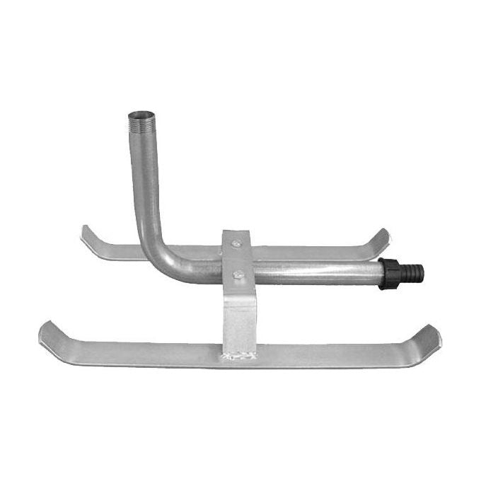 VALLA Supporto Irrigatori 1'' M Slitta Struttura Acciaio Zincato Attacco Filettato Portagomma Nylon