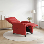 Divano Sedia-Poltrona Massaggiante Rosso Similpelle 701079