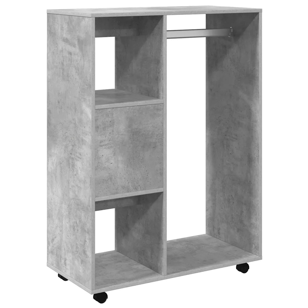 Armadio Grigio Cemento 80x40x110 cm in Legno Multistrato CFW8170327