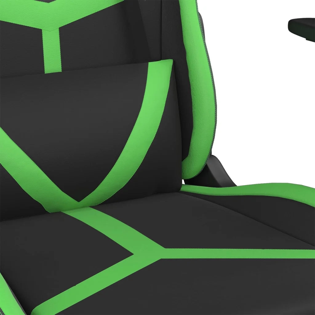 Sedia da Gaming | Sedia da e-sports Nera e Verde in Similpelle