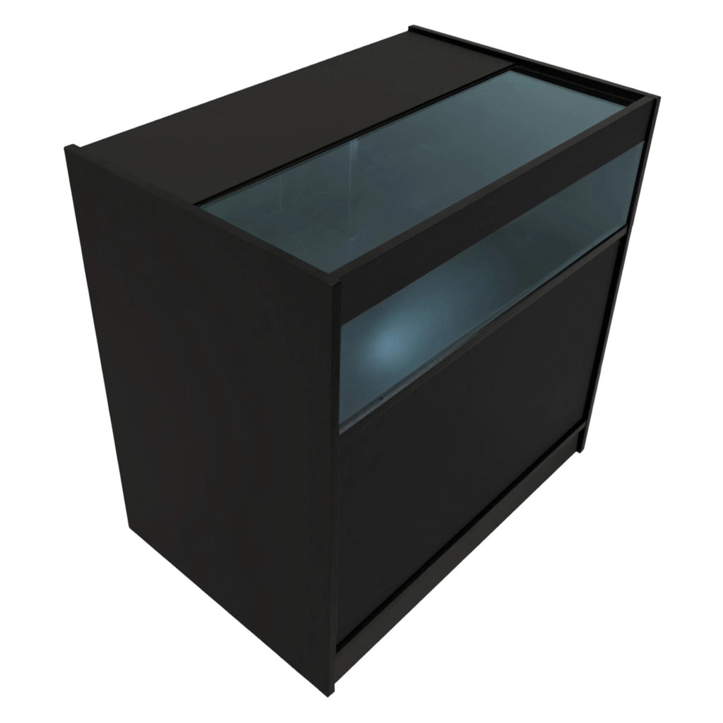 Set Banconi Adonis LED B900 C900 CM60 Nero – MDF e Vetro