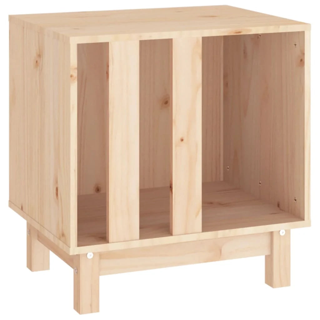 Cuccia per cani 50 x 40 x 52 cm in legno massello di pino marrone 02_0043440