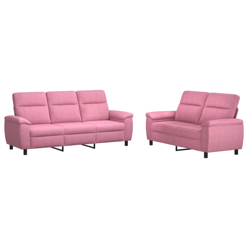 Set di divani 2 pcs Rosa Tessuto 3430724