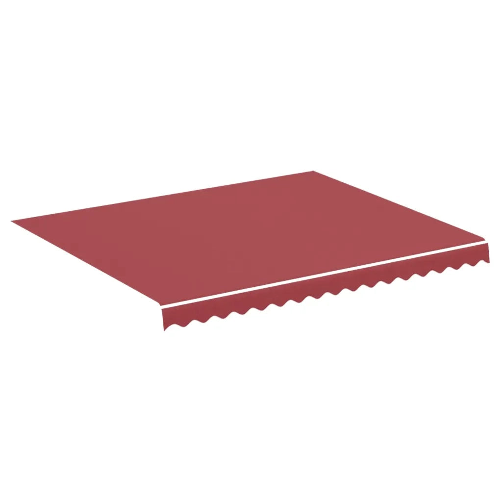 Tessuto di Ricambio per Tenda da Sole-Ricambio telo per tenda da sole Rosso Borgogna 3x2,5 m