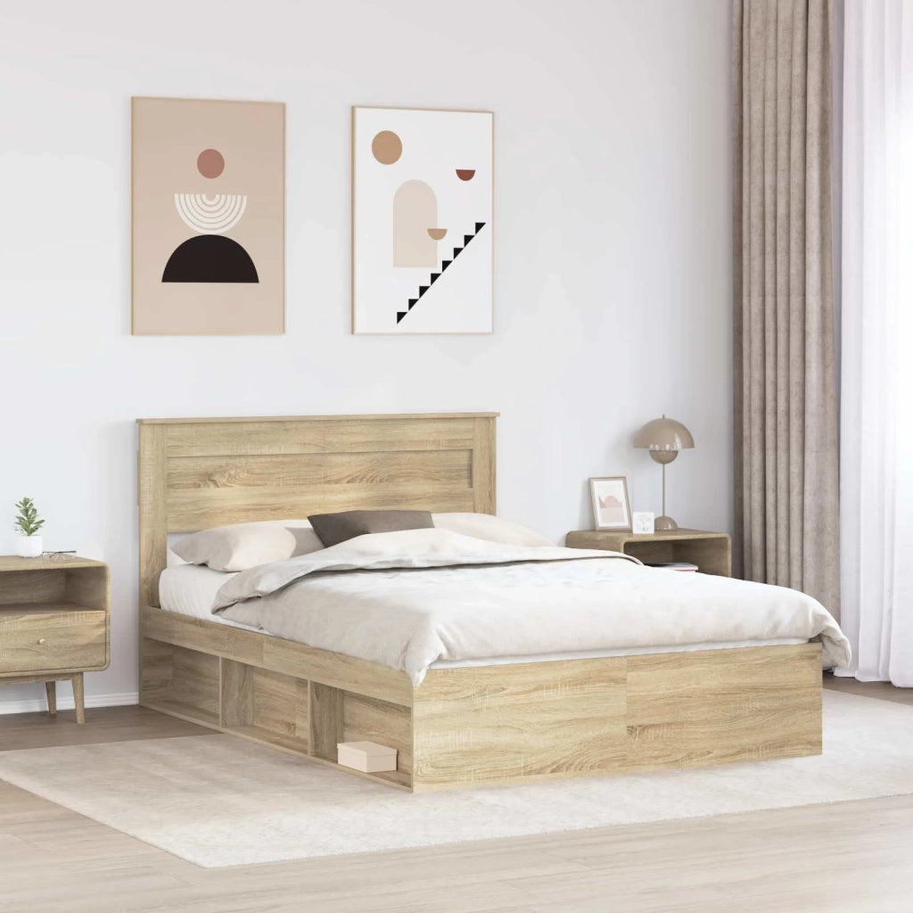 Letto matrimoniale | Letto per adulti | Struttura del letto Sonoma 160 x 200 cm Pino massello