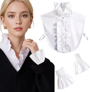Camicie in Coton con Dettagli di Ricamo al Collo per Donna