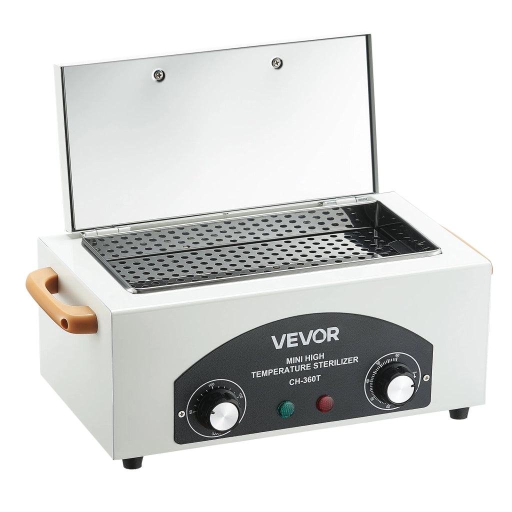 Sterilizzatore ad Alta Temperatura KH-360T 300W 2L per Utensili e Strumenti Estetica Temperatura e Tempo Regolabili